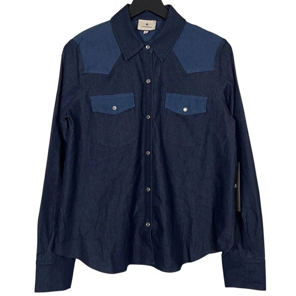 Tuckernuck Steele Shirt - M - Chambray - Picture 1 of 8